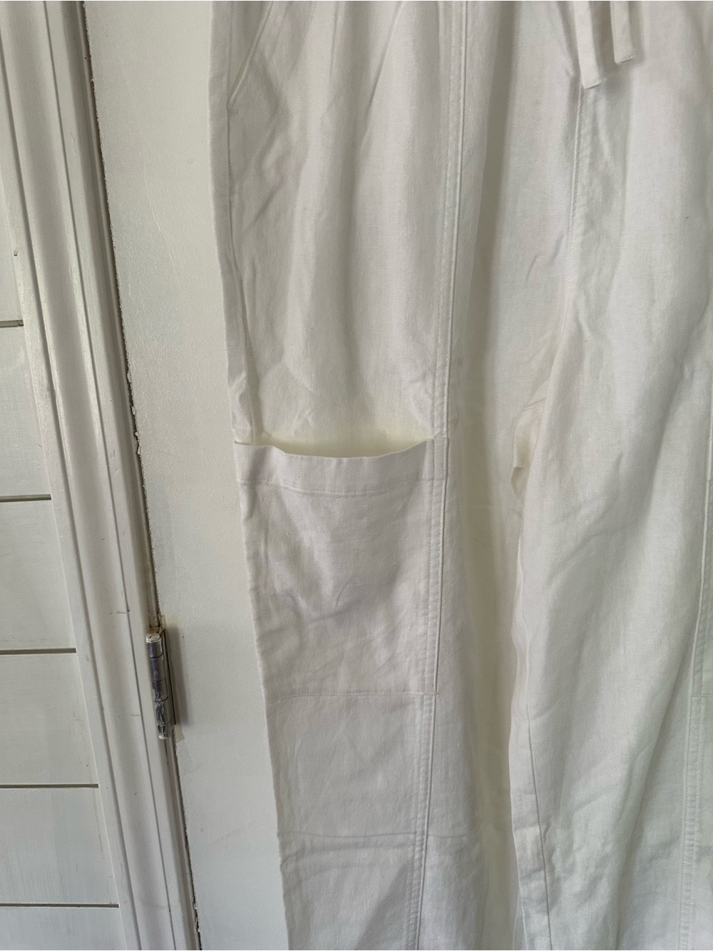 Universal Thread White Wide Leg Drawstring Pants - Picture 2 of 6